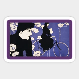 Purple Victor Bicycles Sticker